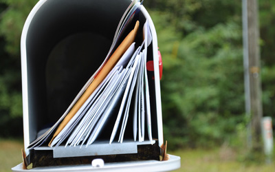 direct mail in your mailbox